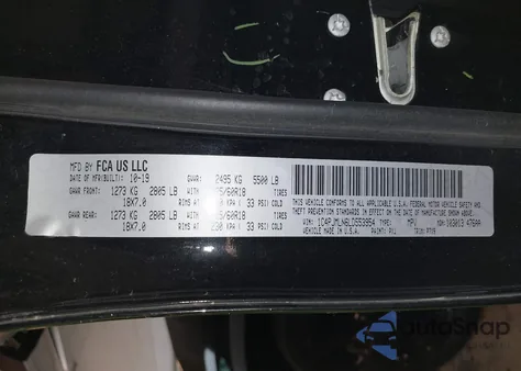 2020 Jeep Cherokee Altitude 4X4 z USA, uszkodzony, nr VIN 1C4PJMLN6LD553954